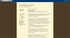 Desktop Screenshot of incontinenza-urinaria.blogspot.com