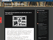 Tablet Screenshot of filosofiaensina.blogspot.com