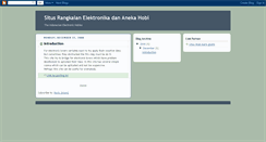 Desktop Screenshot of aneka-elektronika.blogspot.com