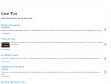 Tablet Screenshot of caretips.blogspot.com
