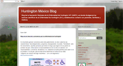 Desktop Screenshot of enfermedadhuntingtonmexico.blogspot.com