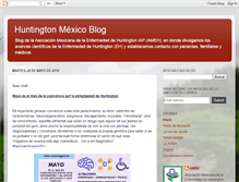 Tablet Screenshot of enfermedadhuntingtonmexico.blogspot.com