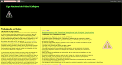 Desktop Screenshot of ligafutbolcallejero.blogspot.com
