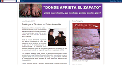 Desktop Screenshot of dondeaprietaelzapato.blogspot.com