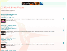 Tablet Screenshot of event-videek.blogspot.com