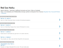Tablet Screenshot of bostonredsoxhaiku.blogspot.com