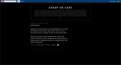 Desktop Screenshot of cheapukcars.blogspot.com