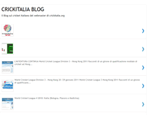 Tablet Screenshot of crickitalia.blogspot.com