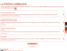Tablet Screenshot of novelalapiedrahabbaassi.blogspot.com