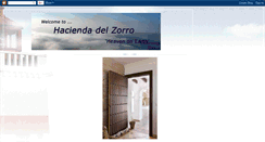 Desktop Screenshot of haciendadelzorro.blogspot.com
