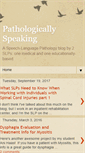 Mobile Screenshot of pathologicallyspeaking.blogspot.com