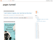 Tablet Screenshot of pagesturned.blogspot.com