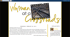 Desktop Screenshot of crossroadwoman.blogspot.com