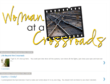 Tablet Screenshot of crossroadwoman.blogspot.com