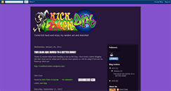 Desktop Screenshot of kickbackart.blogspot.com