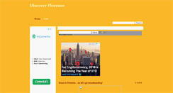 Desktop Screenshot of discoverflorence.blogspot.com