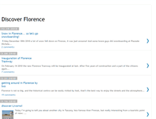 Tablet Screenshot of discoverflorence.blogspot.com