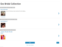 Tablet Screenshot of eezbridal.blogspot.com