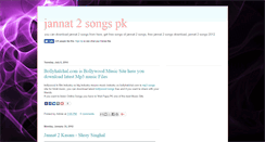 Desktop Screenshot of jannat2songspk.blogspot.com