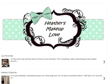 Tablet Screenshot of heathersmakeup.blogspot.com