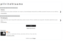 Tablet Screenshot of pilvitehtaamo.blogspot.com
