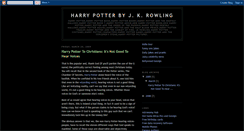 Desktop Screenshot of harrypotterbyjkrowling.blogspot.com