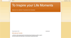 Desktop Screenshot of inspirelifeq.blogspot.com