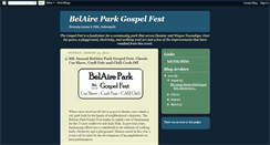 Desktop Screenshot of belaireparkgospelfest.blogspot.com