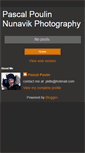 Mobile Screenshot of pascalpoulin.blogspot.com