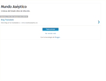 Tablet Screenshot of mundoaseptico.blogspot.com