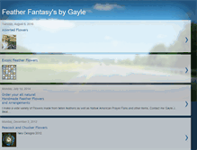 Tablet Screenshot of featherfantasysbygayle.blogspot.com