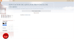 Desktop Screenshot of educaciondeadultososorno.blogspot.com