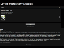 Tablet Screenshot of loveitphotographydesign.blogspot.com