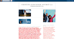 Desktop Screenshot of cristina-kirchner-asumio.blogspot.com