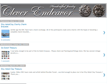 Tablet Screenshot of cleverendeavorshop.blogspot.com