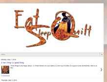 Tablet Screenshot of eatsleepquilt.blogspot.com