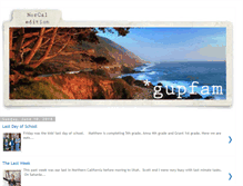 Tablet Screenshot of gupfam.blogspot.com