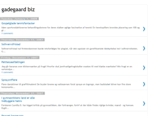 Tablet Screenshot of gadegaard.blogspot.com