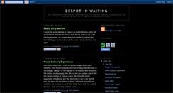 Desktop Screenshot of despotinwaiting.blogspot.com