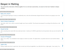 Tablet Screenshot of despotinwaiting.blogspot.com