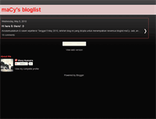 Tablet Screenshot of cahaya-humairabloglist.blogspot.com