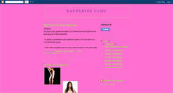 Desktop Screenshot of katerinecano.blogspot.com