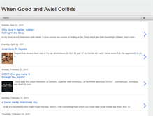 Tablet Screenshot of goodandaviel.blogspot.com