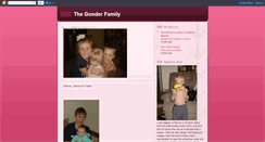 Desktop Screenshot of gonderfamily.blogspot.com