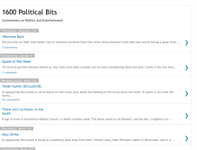 Tablet Screenshot of politicalbits.blogspot.com