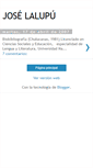 Mobile Screenshot of lalupunarrador.blogspot.com