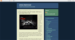 Desktop Screenshot of emmablackwood.blogspot.com