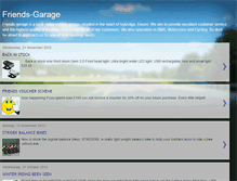 Tablet Screenshot of friends-garage-ivybridge.blogspot.com