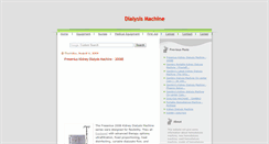 Desktop Screenshot of hemodialysis-machine.blogspot.com