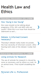 Mobile Screenshot of healthlawandethicschat.blogspot.com